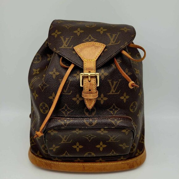 Louis Vuitton Vintage Montsouris Backpack Monogram Canvas Backpack - Picture 1 of 9